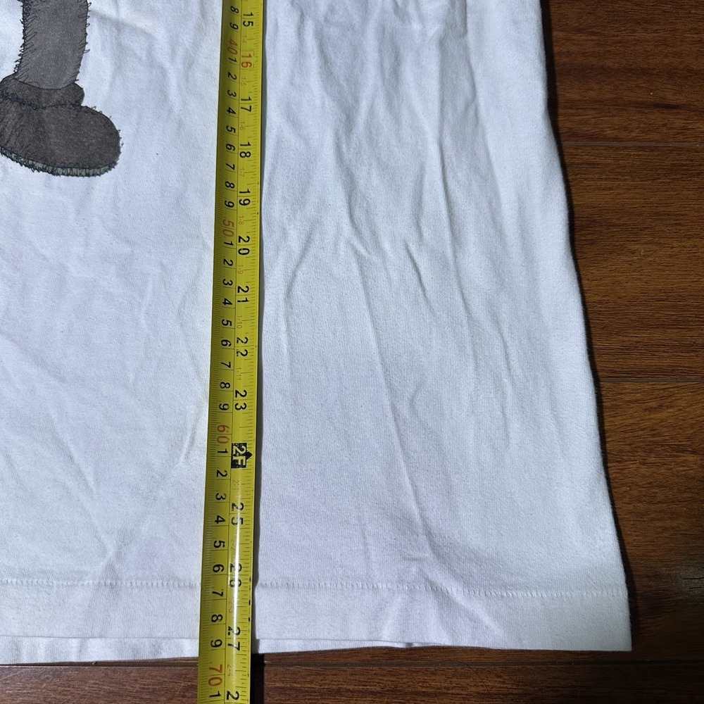 KAWS Casual Graphic Short Sleeve Shirt Mens Size XL White Streetwear - Picture 4 of 4